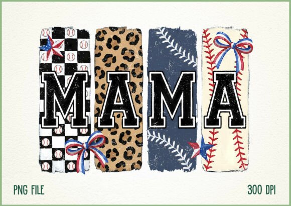 Baseball Mama Mom Leopard & Bow Graphic: Bold Spirit Meets Fierce Style