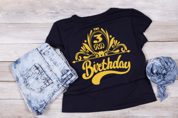 Celebrate in Style: The Versatility of 3rd Birthday SVG Graphic Design