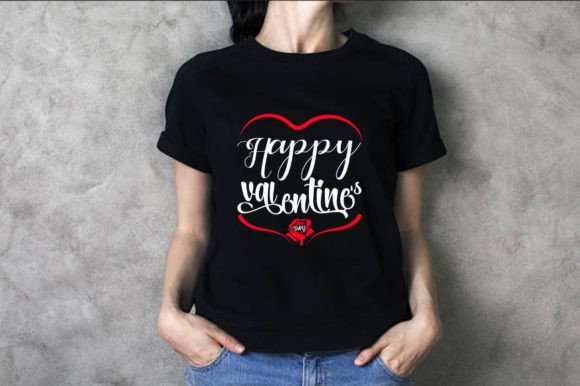 Celebrate with Style: Happy Valentine's Day Graphic Design