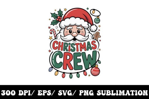 Christmas Crew Graphic Design: Your Ultimate Retro Holiday Asset
