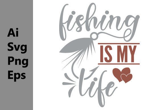 Fishing is My Life, Fishing Graphic Tee: A Designer's Deep Dive