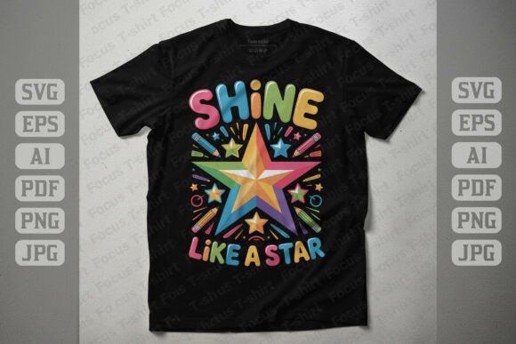 Shine Like a Star: Vibrant Graphics for Youthful Brands