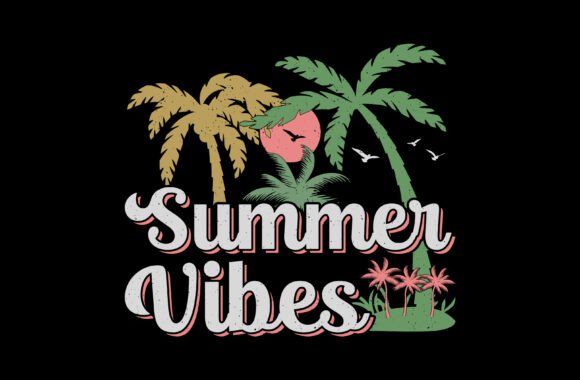 Summer Vibes Summer Sublimation Graphic: Your New Design Asset