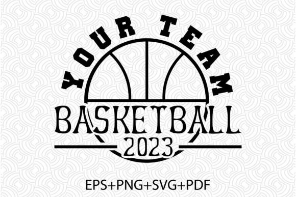 Your Team Basketball 2023 Graphic T-shirt: Bold Design for Creators